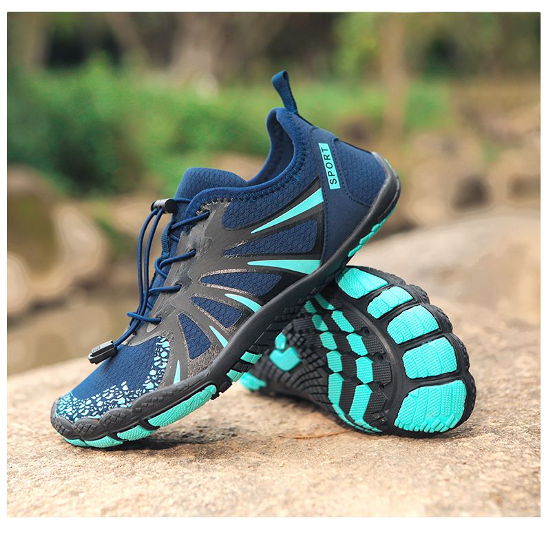 Scarpe da acqua unisex ad asciugatura rapida per trail running ed escursionismo - Suola in gomma antiscivolo con tomaia in mesh traspirante | Intersuola in EVA leggera_voghion.com