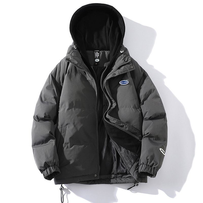 Winter 2024 neue lockere lässige Kapuzen-Baumwolljacke Herren trendige Marke Winter dicker Mantel Herren_voghion.com