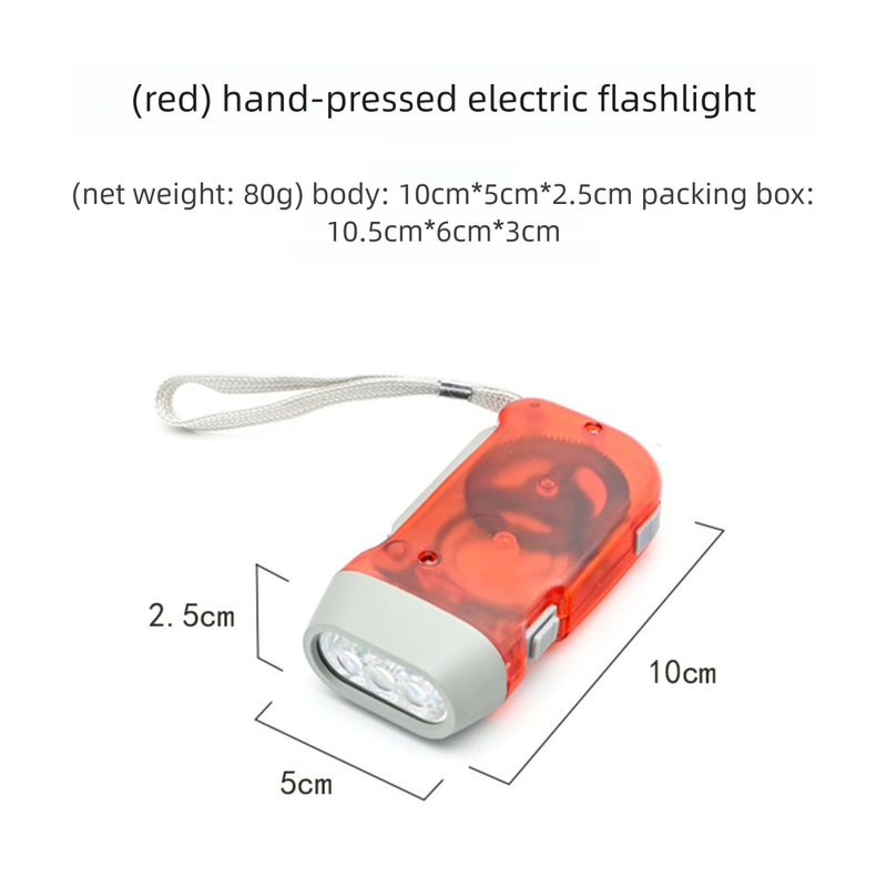 Torcia elettrica portatile super luminosa con 3 luci a LED di emergenza, automatica e a pressione manuale per esterni_voghion.com