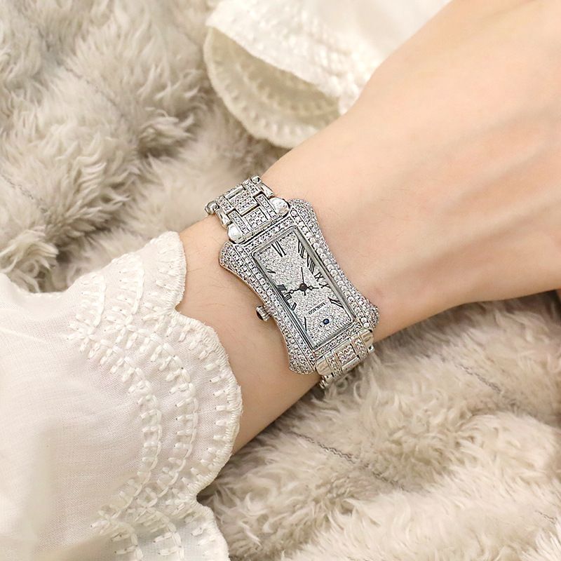 Orologio al quarzo di lusso da donna di alta qualità, con cielo stellato e diamanti, di alta qualità_voghion.com