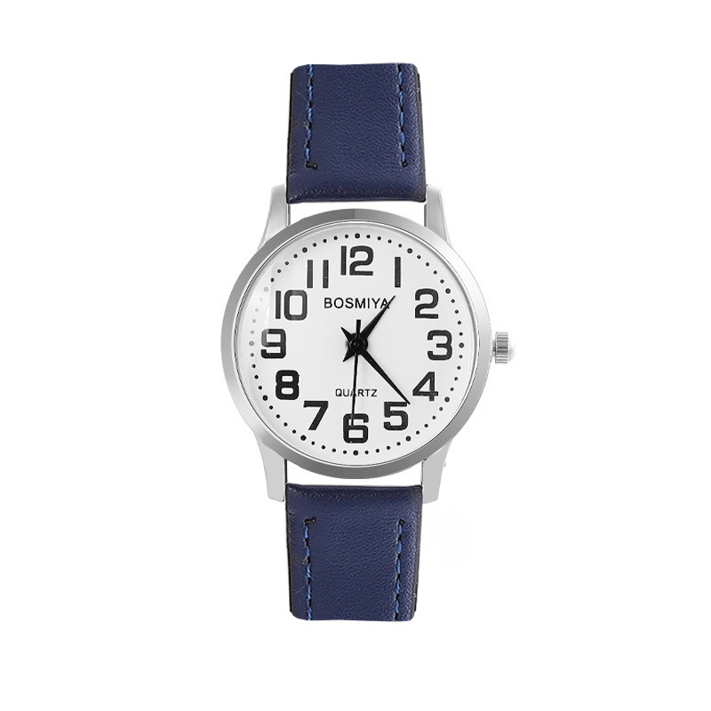 Montre à quartz étanche pour collégiens et lycéens de sexe masculin, avec grand cadran et ceinture_voghion.com