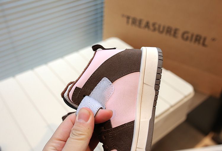 Autumn and winter new girls two cotton casual sports boys shoes_voghion.com