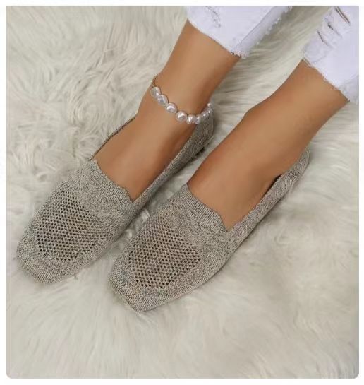 2025 Frühling Große Flache Einzelne Für Frauen, Ein Fuß Casual Schuhe Waren_voghion.com