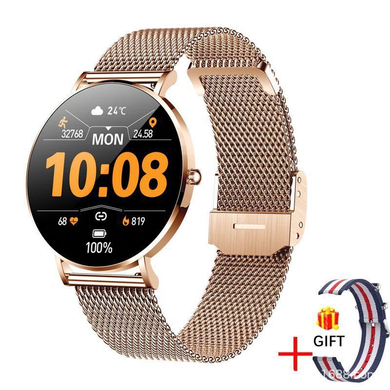 Nuovo smartwatch T8pro ultrasottile con chiamata Bluetooth, schermo 1.36AMOLED, sempre attivo, frequenza cardiaca, pressione sanguigna, donna_voghion.com