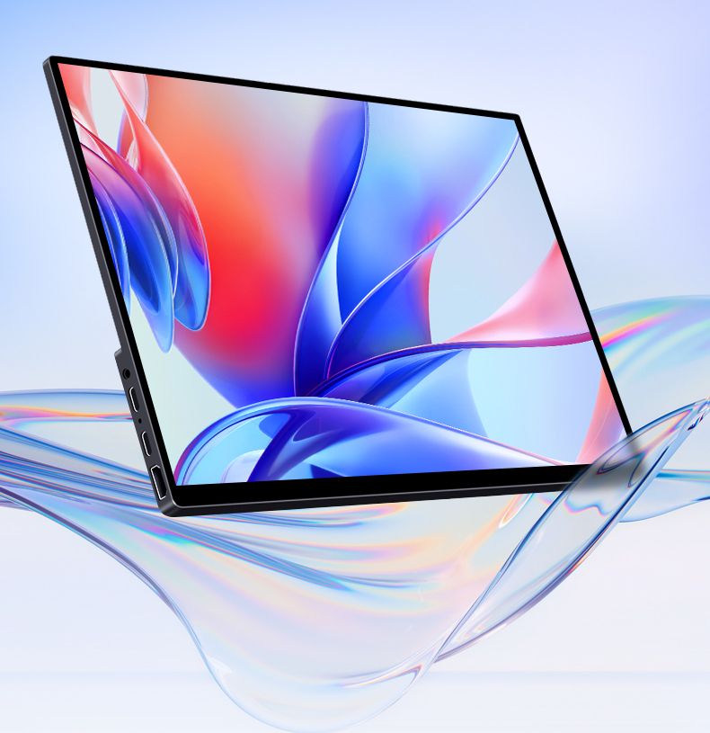 16inch Portable Monitor 1920x1200p 16:10 100%sRGB HDR 400Cd/m² Gaming Display For Laptop, Book, Phone, Switch, Xbox_voghion.com