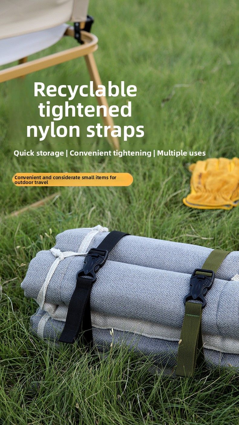 AYXSEE Outdoor Travel Camping Adjustable Nylon Buckle Multi-Purpose Binding Backpack Strap_voghion.com