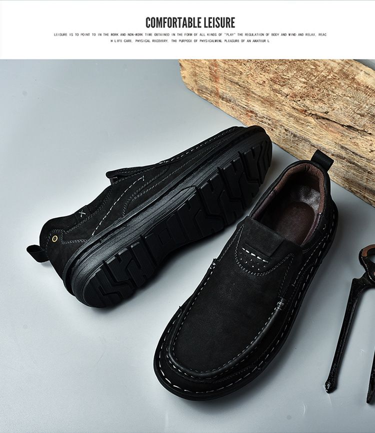 2025 New Autumn Top Layer Cowhide British Versatile Men's Formal Fashion Trend Business Soft Soled Casual Leather Shoes_voghion.com