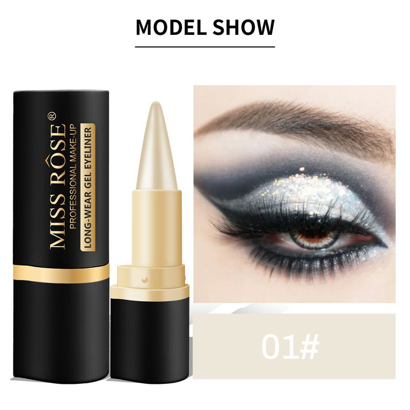 Eyeliner Eyeliner Matita Eyeliner Asciugatura Rapida Penna Eyeliner Ricco a Testa Singola_voghion.com