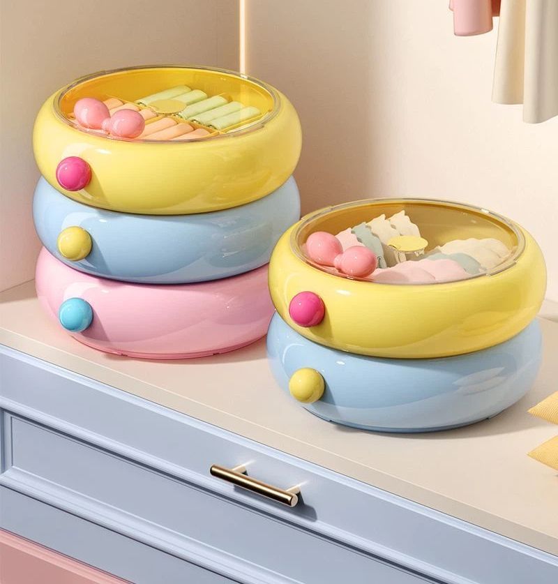 Pudełko do przechowywania bielizny, bielizna i skarpetki dopaminowe, organizer z przegródkami, szafa na dopasowane ubrania, trzy w jednym_voghion.com