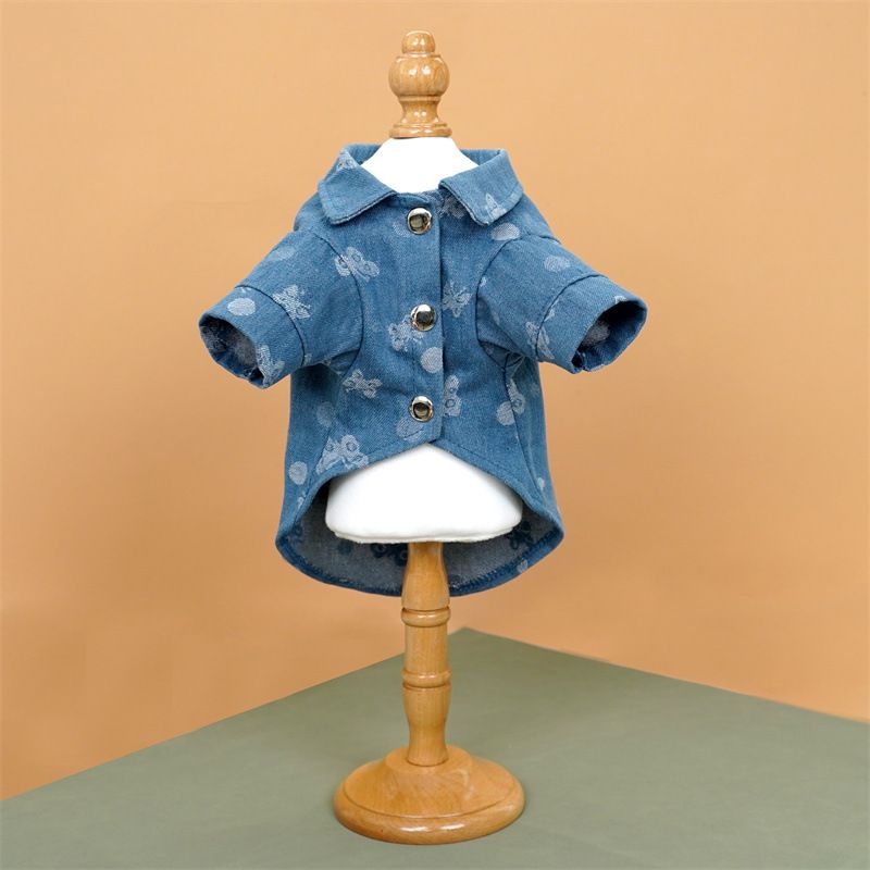 Maglietta da cowboy con corda di trazione Teddy da combattimento Abbigliamento per animali domestici per gatti Forniture per cani di piccola e media taglia_voghion.com