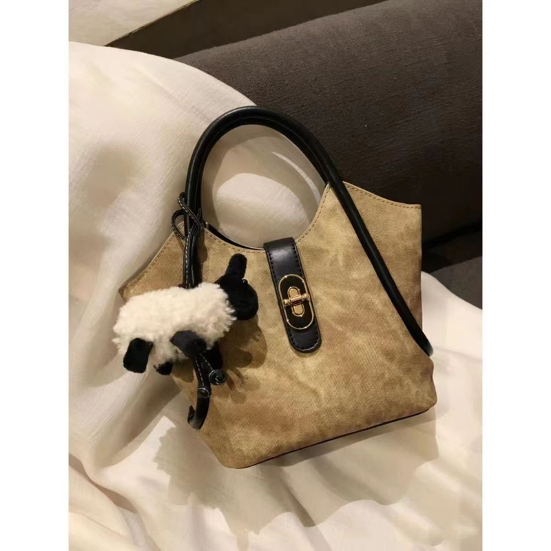 Borsa a secchiello in stile cinese di alta qualità del 2025 per donna, borsa versatile di grande capacità, adatta per pendolari._voghion.com