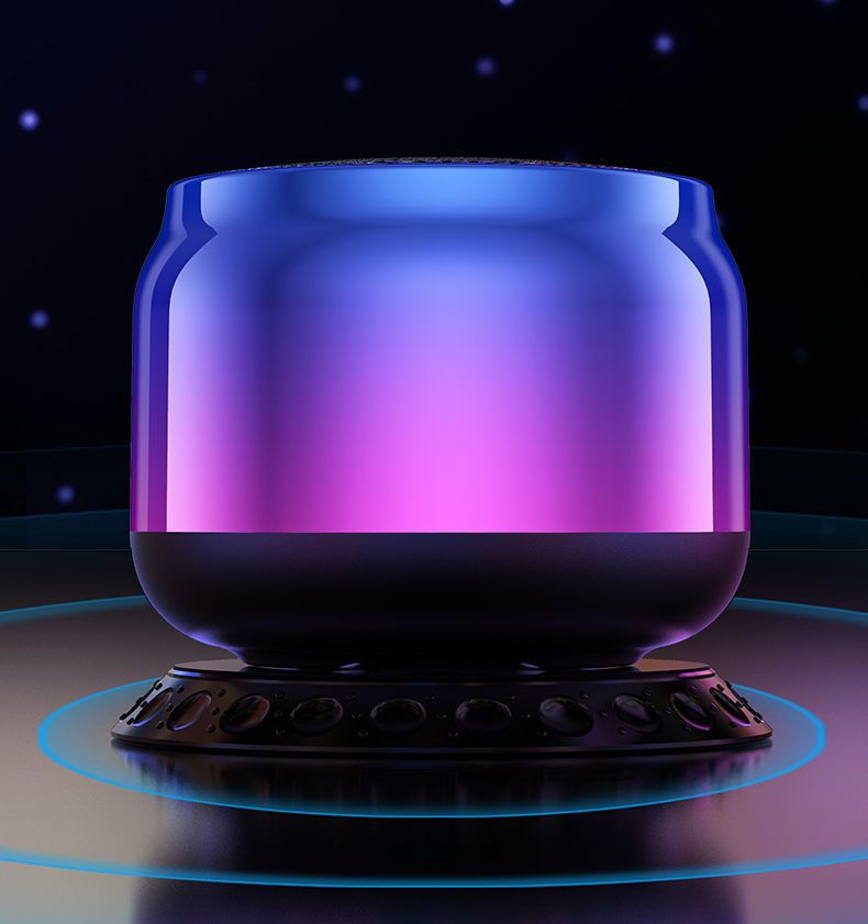 Mini altoparlante Bluetooth M3 wireless colorato, piccolo subwoofer portatile per esterni ad alto volume_voghion.com