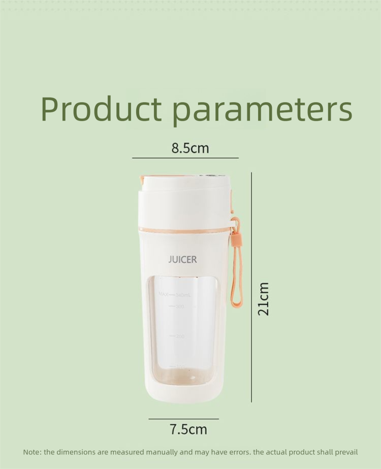 Electric Mini Small 10 Household Portable Blade Fruit Juicer Juice Machine Multi-Functional_voghion.com