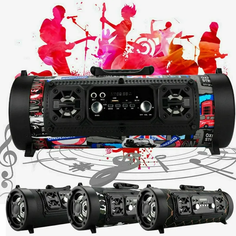 M17 cyder K song trådløs bluetooth højttalerkort udendørs bærbar radio subwoofer 3,5 mm lydstik_voghion.com