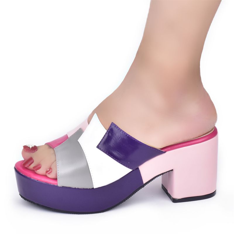 Italian Design Wedges For Women Platform Shoes High Heels Strong Heel Pumps Lady Wedge Sandals_voghion.com