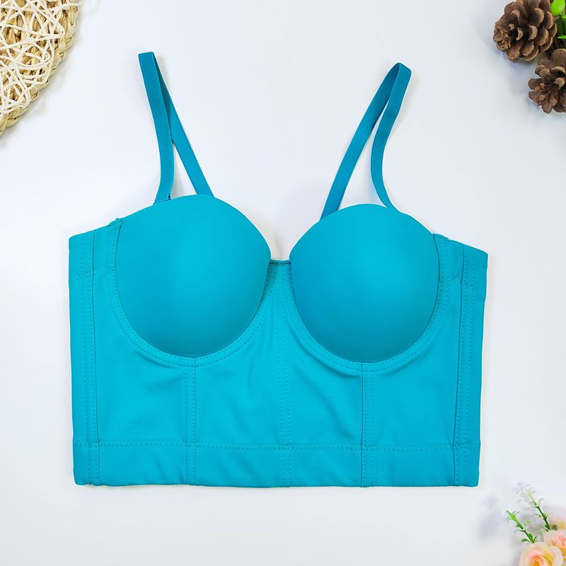 Vêtements pour femmes, caraco grande taille sans sous-vêtements, hauts pour filles sexy, style court, nombril exposé, haut tube sexy en arête de poisson, couleur unie_voghion.com