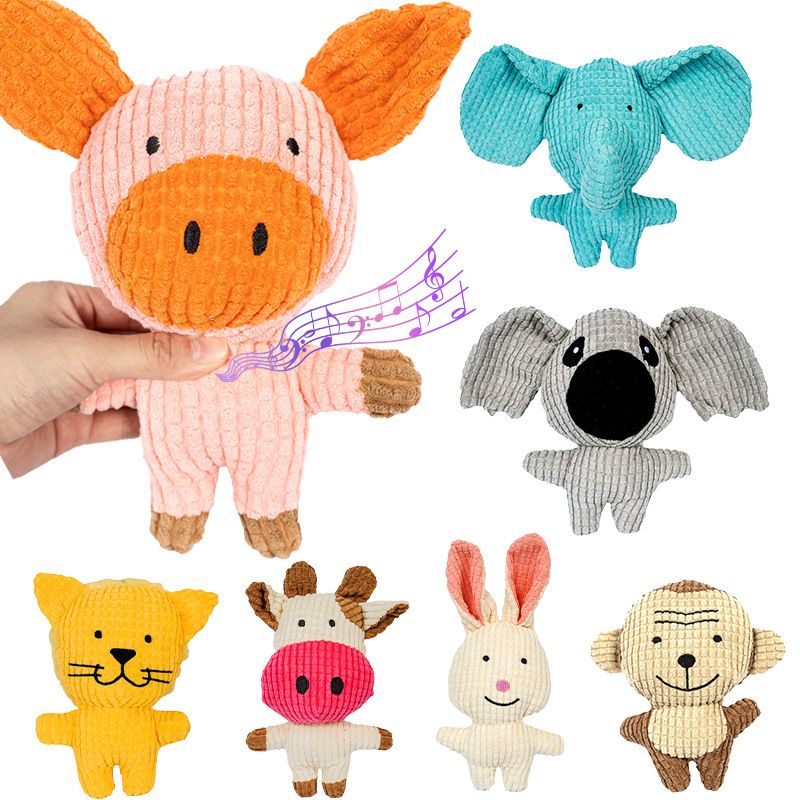 Pet Corn Velvet Durable Chew For Dogs And Cats, Self-Entertainment Teddy Dog Cat Sound Toy Supplies_voghion.com