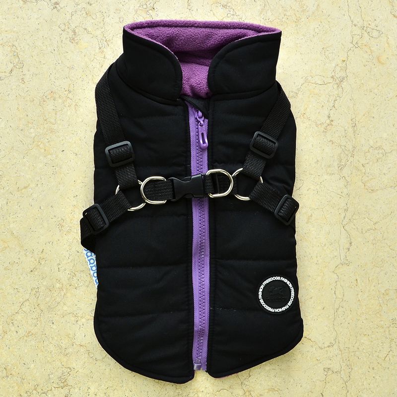 Roupas de algodão para cães de pelúcia estilo peitoral para animais de estimação_voghion.com