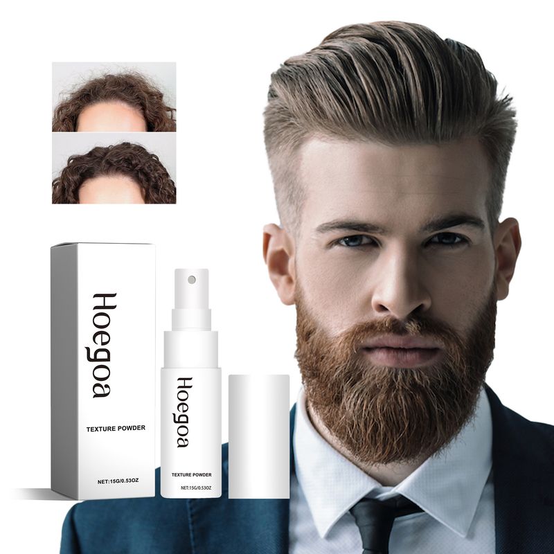 Haartexturpuder, lockiges Haar flauschiges Styling, glattes Kräuseln, natürlicher Glanz, langanhaltend und nicht fettend_voghion.com