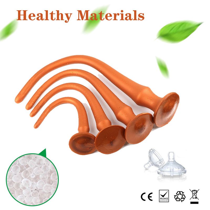 LuvBox AD309 Frusta a serpente in silicone dorato con coda extra lunga, dildo per masturbazione anale, prodotti per adulti_voghion.com