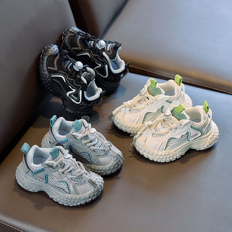 Scarpe da ginnastica traspiranti per bambini, per ragazzi, da 1 a 6 anni, stile primaverile e autunnale, scarpe da ginnastica per bambini con suola morbida in rete_voghion.com