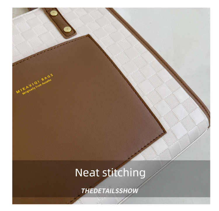 2025 New Trendy Hot Tote Women's Large Capacity Office Commuter Textured Shoulder Bag_voghion.com