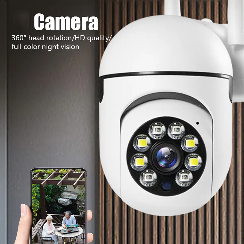 355 degree intercom 1080p remote night vision high-definition WIFI home security monitoring camera APP operation_voghion.com