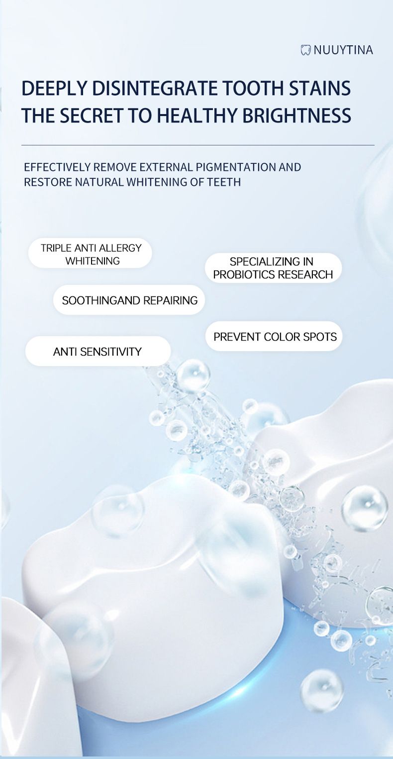 Toothpaste Probiotic Toothpaste 120g Whitening Push Type Upright Bioactive Glass Breath Fresh Mint_voghion.com