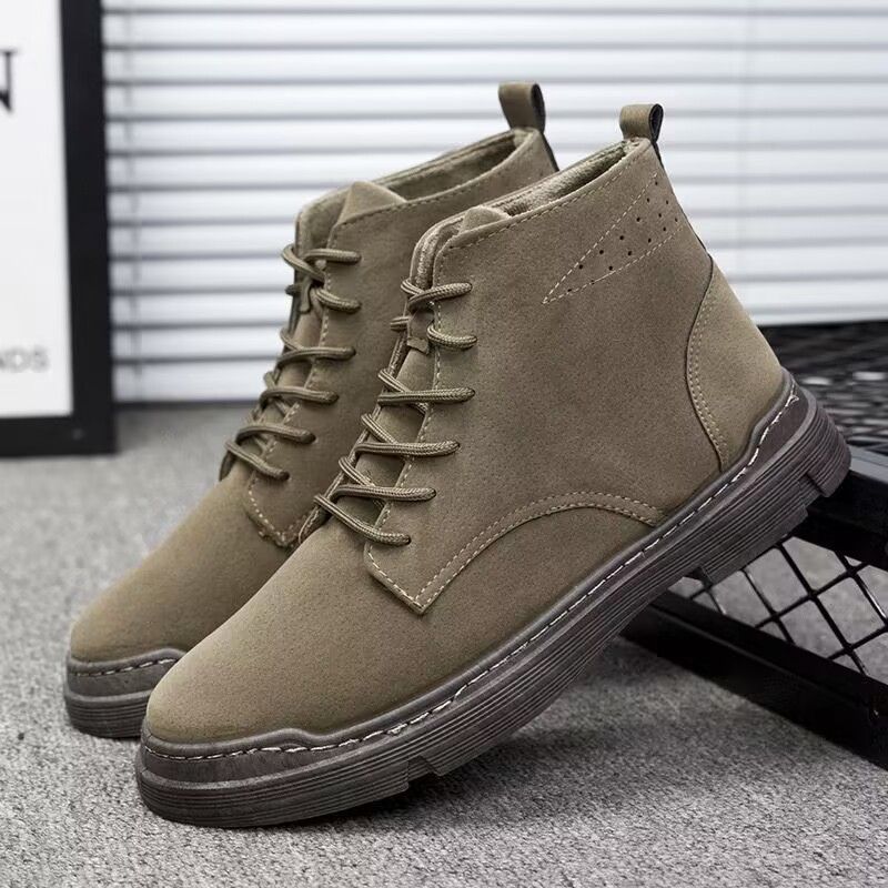 Zapatillas deportivas informales con cordones de PU transpirables de talla grande para hombre, novedad de 2025_voghion.com