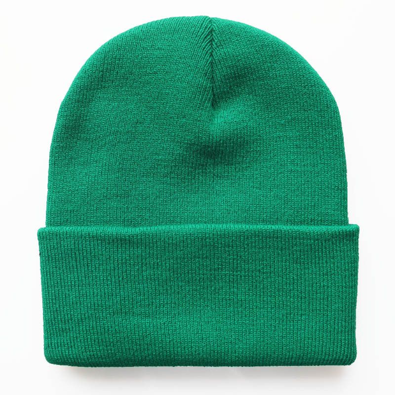 Unisex Multicolor light plate solid color knitted hat Wool hat beanie pull-over hat_voghion.com