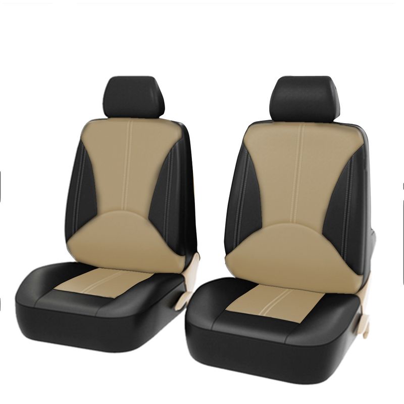 General Autositz 9-teilig PU-Leder Auto Vier Jahreszeiten General Sitzkissenbezug_voghion.com