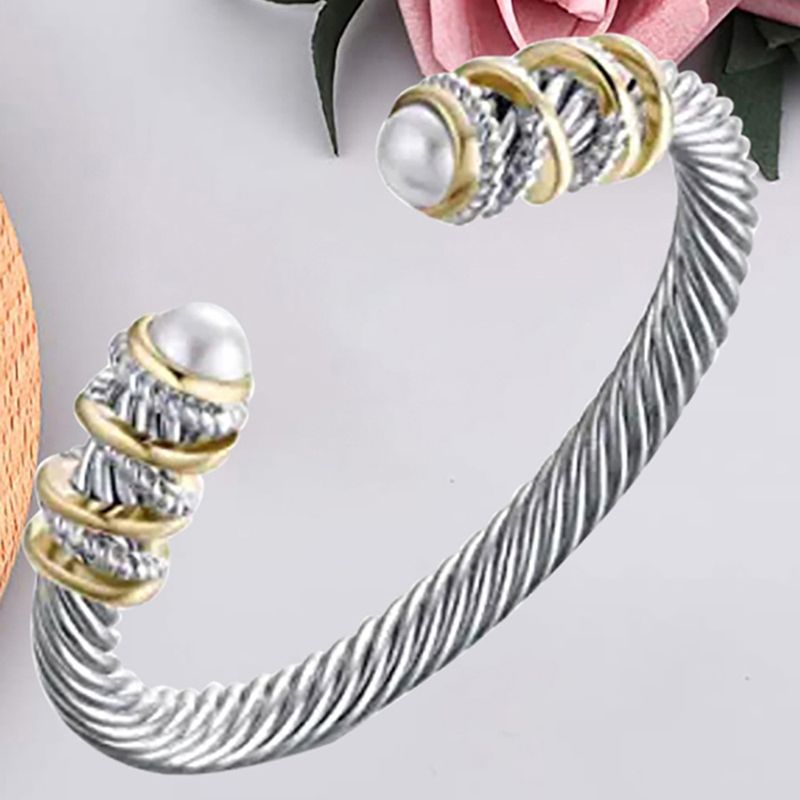 Heißer Verkauf Edelstahl Kabel Draht Seil Männer und Frauen Armbänder_voghion.com