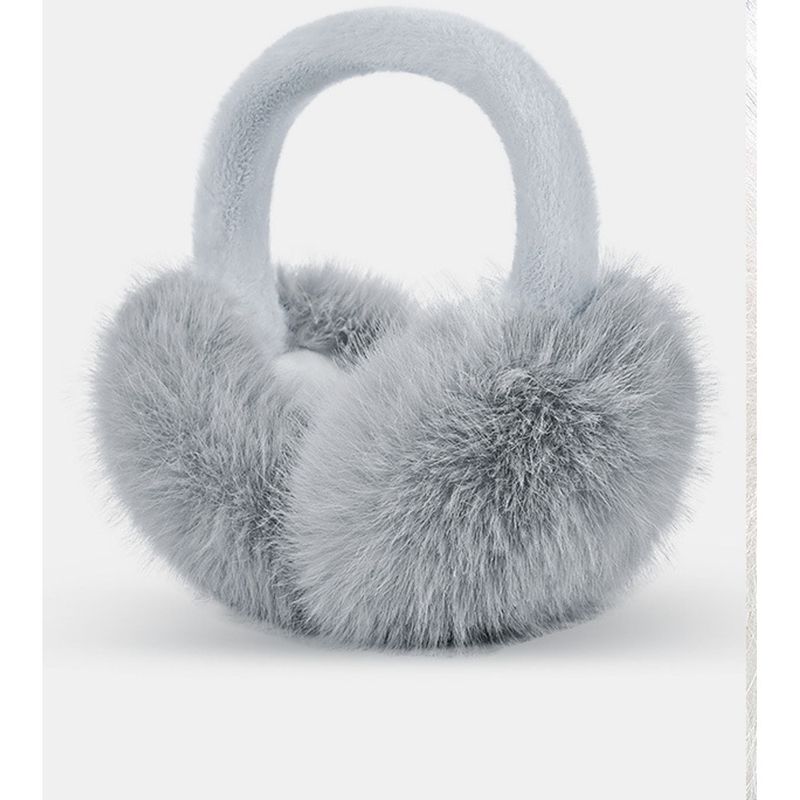 Chaussettes chaudes d'automne et d'hiver pour étudiantes, cache-oreilles mignons et chauds pour les trajets domicile-travail, cache-oreilles en peluche imperméables et chauds._voghion.com