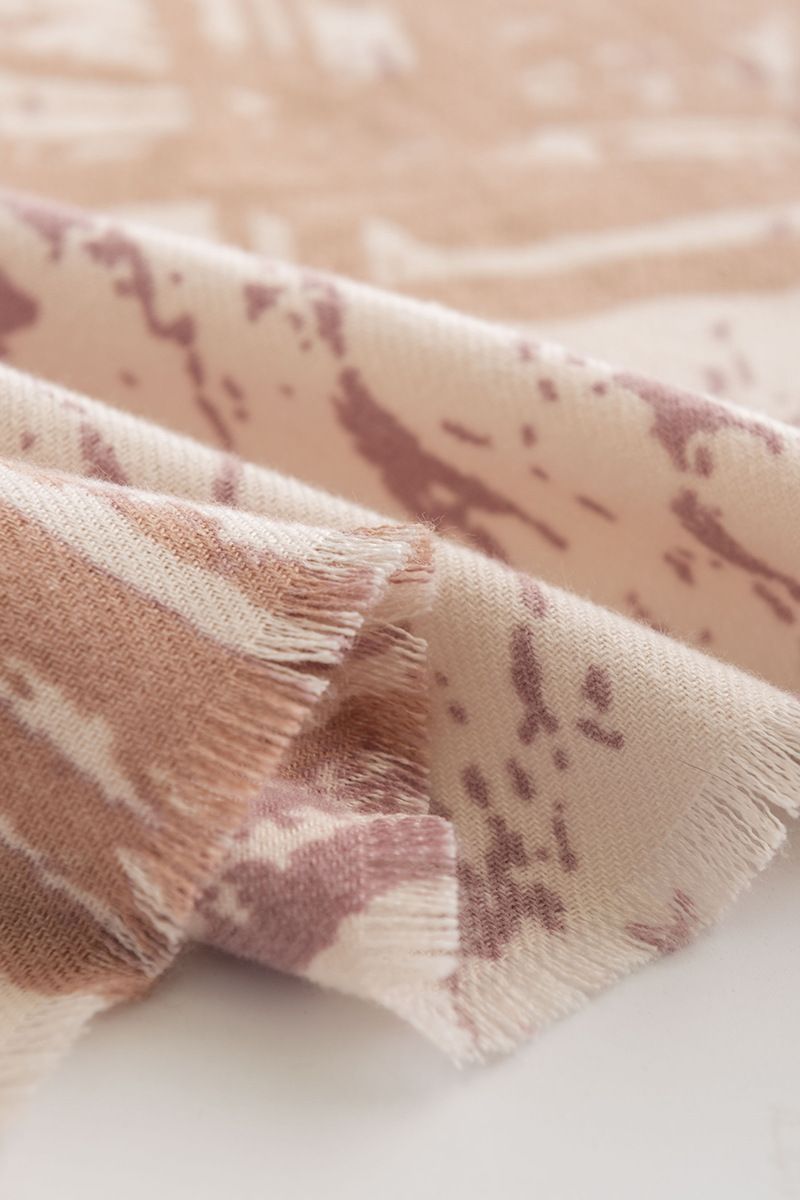 Fresh and sweet vertical pattern marble scarf Elegant and warm shawl imitation cashmere scarf for women_voghion.com