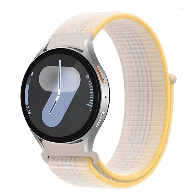 Cinturino in nylon per Samsung Galaxy Watch 5 Pro 45mm/7 6 5 4 44mm 40mm No Gap Band per Watch 6 Classic 47mm 43mm 46mm 42mm_voghion.com