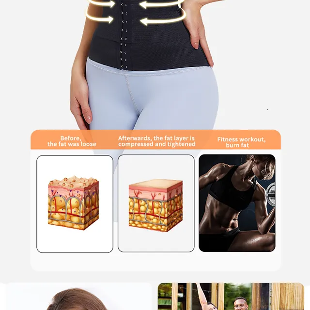 Talje Mave Shaper MISTHIN Latex Talje Trainer Dobbeltbælte Korset Til Damer Justerbar Korset Mave Reducerende Fas Bælte_voghion.com
