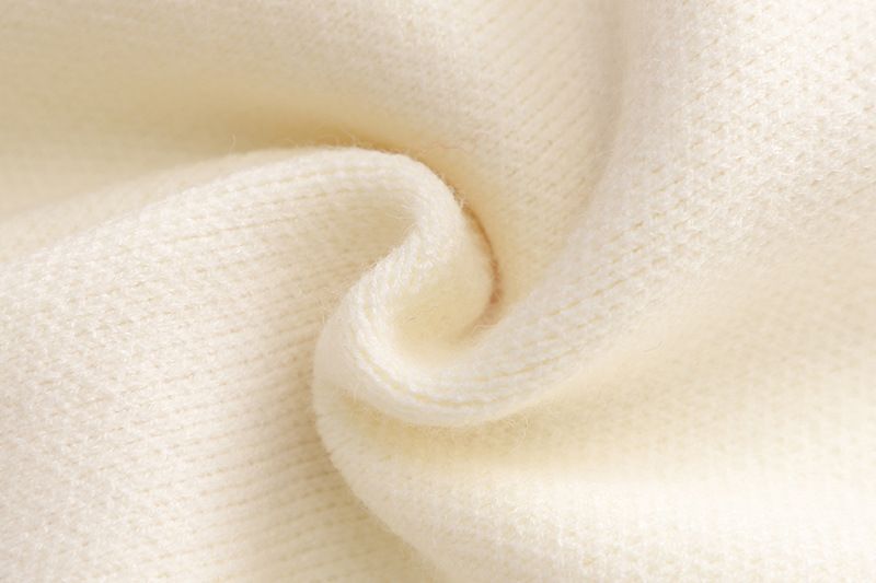 Jupe pull pour filles, petit style parfumé à finitions dorées, jupe deux pièces tricotée de style simple, cardigan à manches longues à la mode pour bébé fille_voghion.com