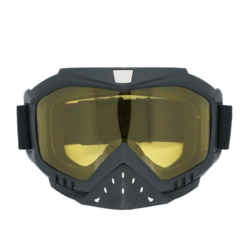 Motorcycle With Nose Guard Ski Off-road Helmet Windproof Downhill Harley Goggles_voghion.com