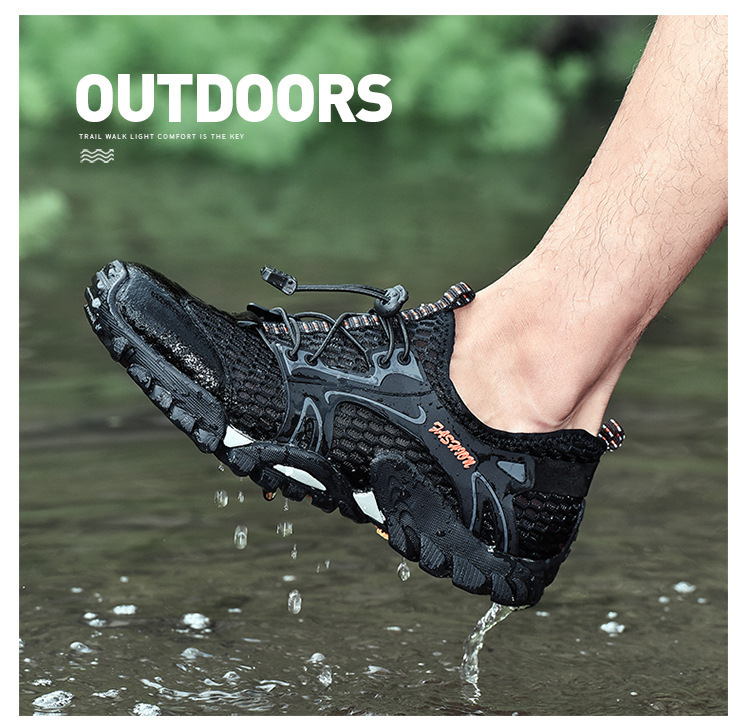 Herren-Bergsteigerschuhe, Herbst, atmungsaktiv, Outdoor-Sport, leichtes Mesh, zum Klettern und Waten_voghion.com