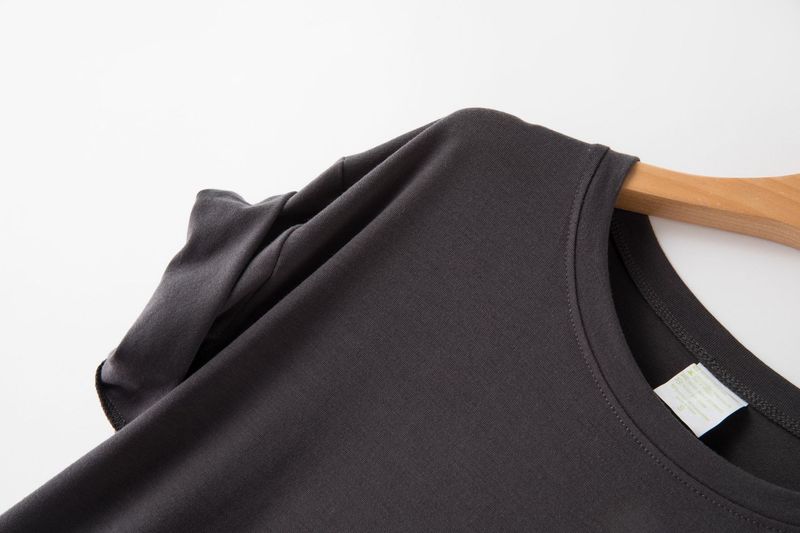 T-shirt retrò da donna a maniche corte stampata con lettera per bambini con luna sciolta_voghion.com