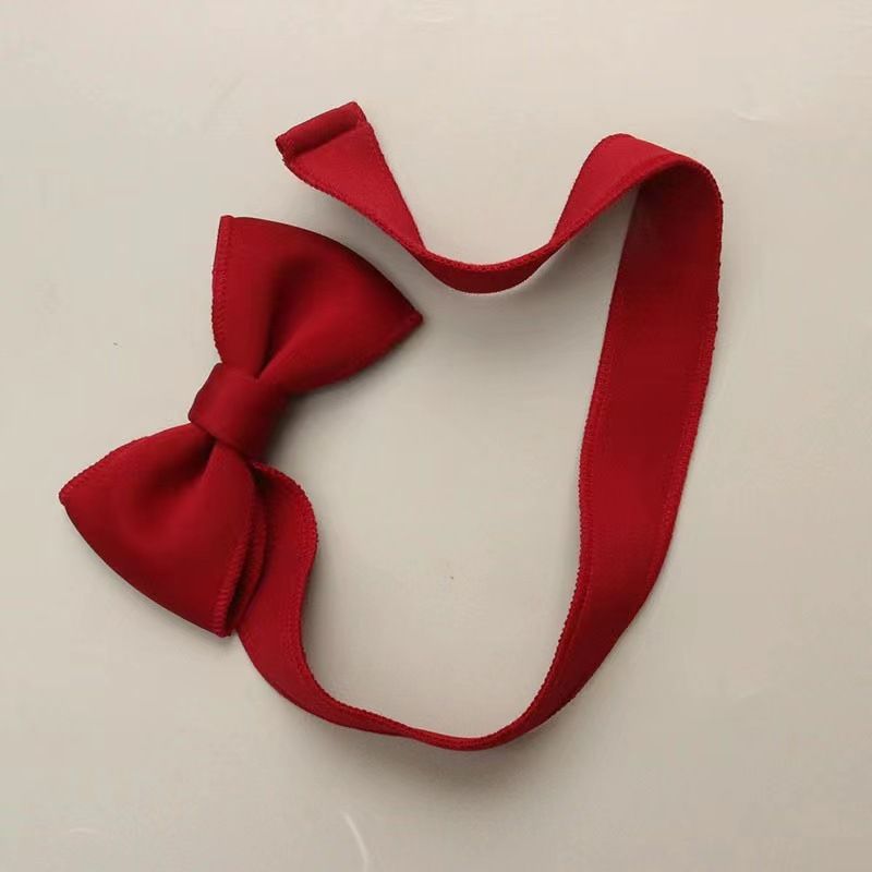 Fascia per capelli per neonati, con fiocco carino, per bambina, luna piena, compleanno, neonato, accessori per capelli per i cento giorni, fascia per capelli rossa_voghion.com