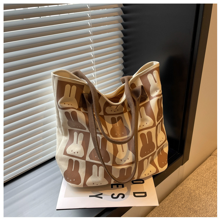 Borsa di tela da donna di grande capacità 2023 New Summer All-match Borsa di stoffa monospalla Borsa da viaggio per pendolari di classe avanzata_voghion.com