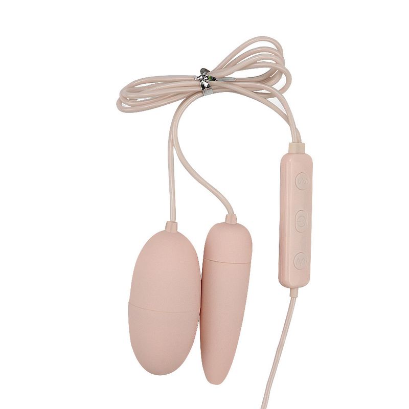 USB Double Jumping Honey Egg Upgraded Adult Couple Toy Rod Sharp Circle Variable Frequency Strong Vibration Product_voghion.com