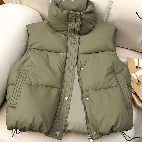 Quilted Puffer Vest – Lightweight Winter Sleeveless Jacket For Women (M/XL/2XL)_voghion.com