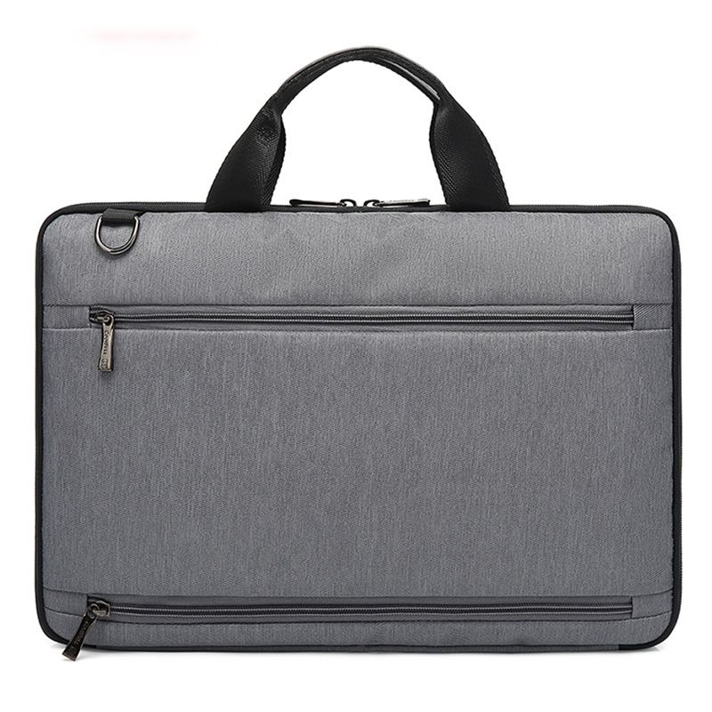 DH Single Shoulder Laptop Briefcase Unisex Business Style Notebook Handbag 15.6inch Casual Bag_voghion.com