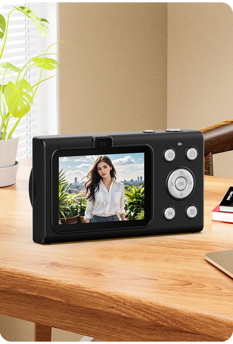 New High-Definition CCD Digital For Students, 16x Zoom, Selfie Capable, Transfers To Phone, Beauty Camera_voghion.com
