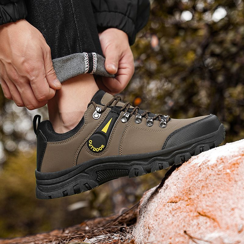 Neu Anti-spritzwasser Mid-top Warme Outdoor Wanderschuhe Wanderschuhe_voghion.com