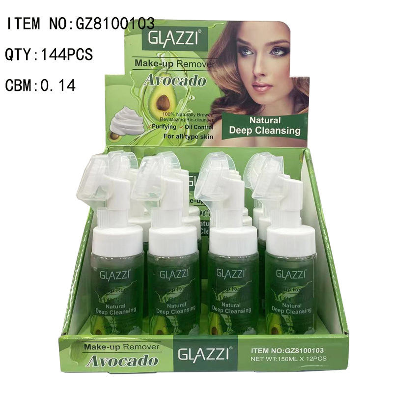 Mlundo Soft Brush Head Remover Schaum Mousse und Entfernen von Cleansing Multi Bubble Makeup_voghion.com