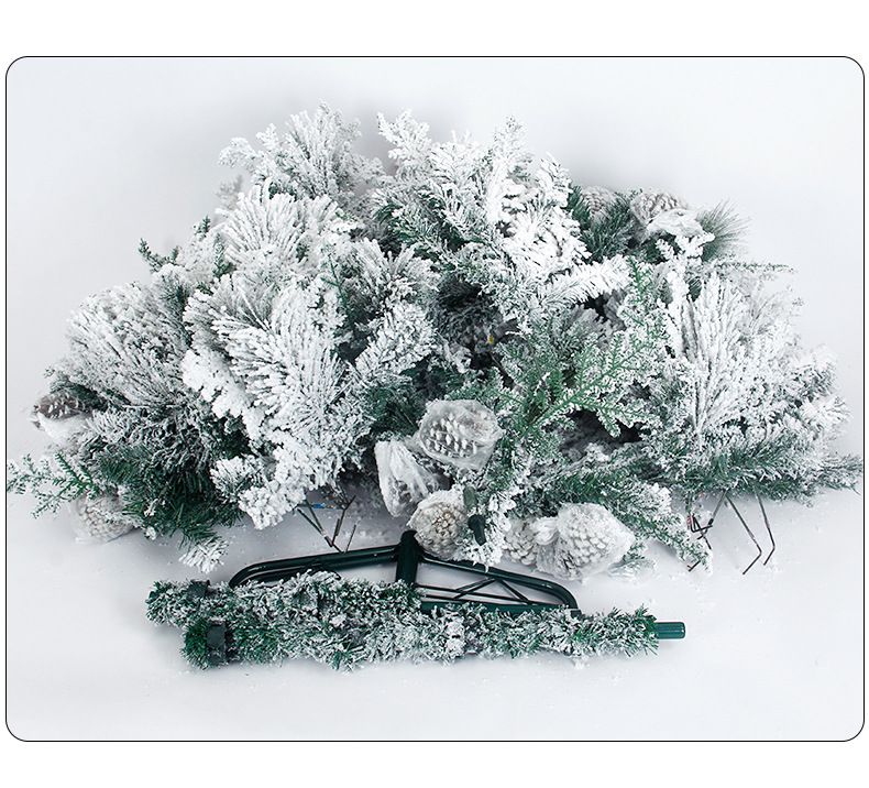 Natale Grande ago di pino grande PE pino frutto Neve Albero di Natale centro commerciale Natale Palla di Natale decorazione albero di simulazione_voghion.com