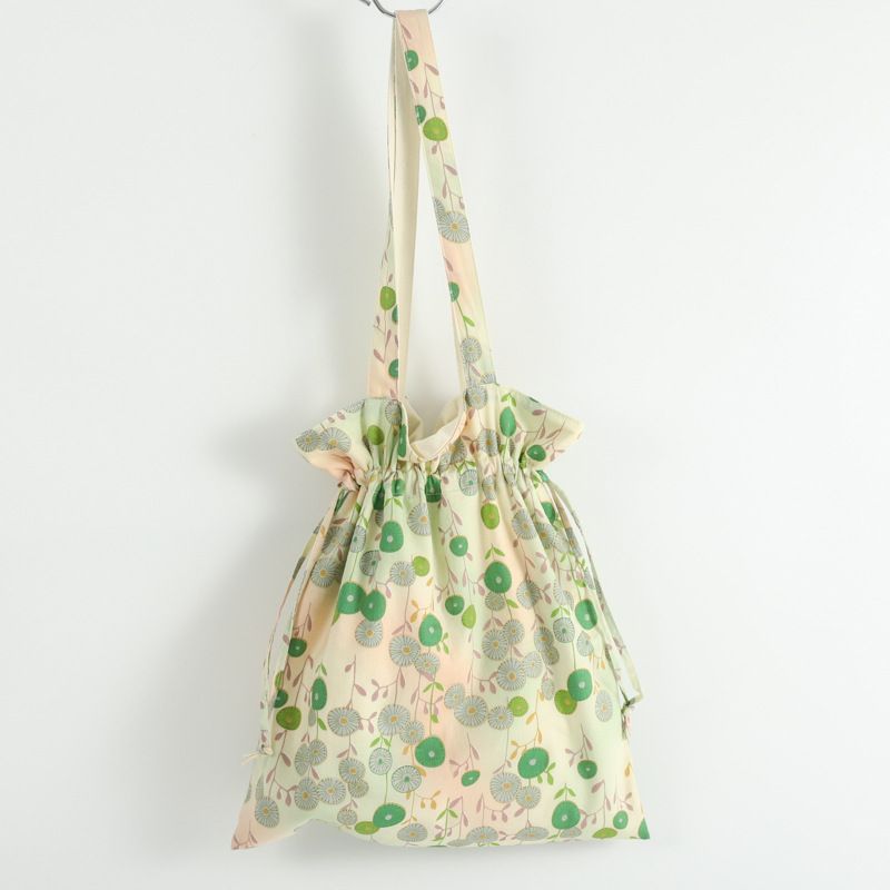 2025 New Printed Canvas Shoulder Fresh Style Cloth Student Commuter Large Capacity Small Floral Cotton Bag_voghion.com